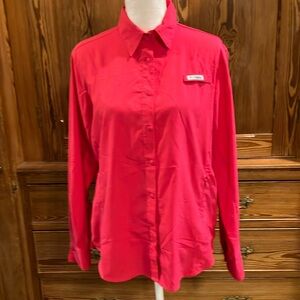 Columbia hot pink shirt L